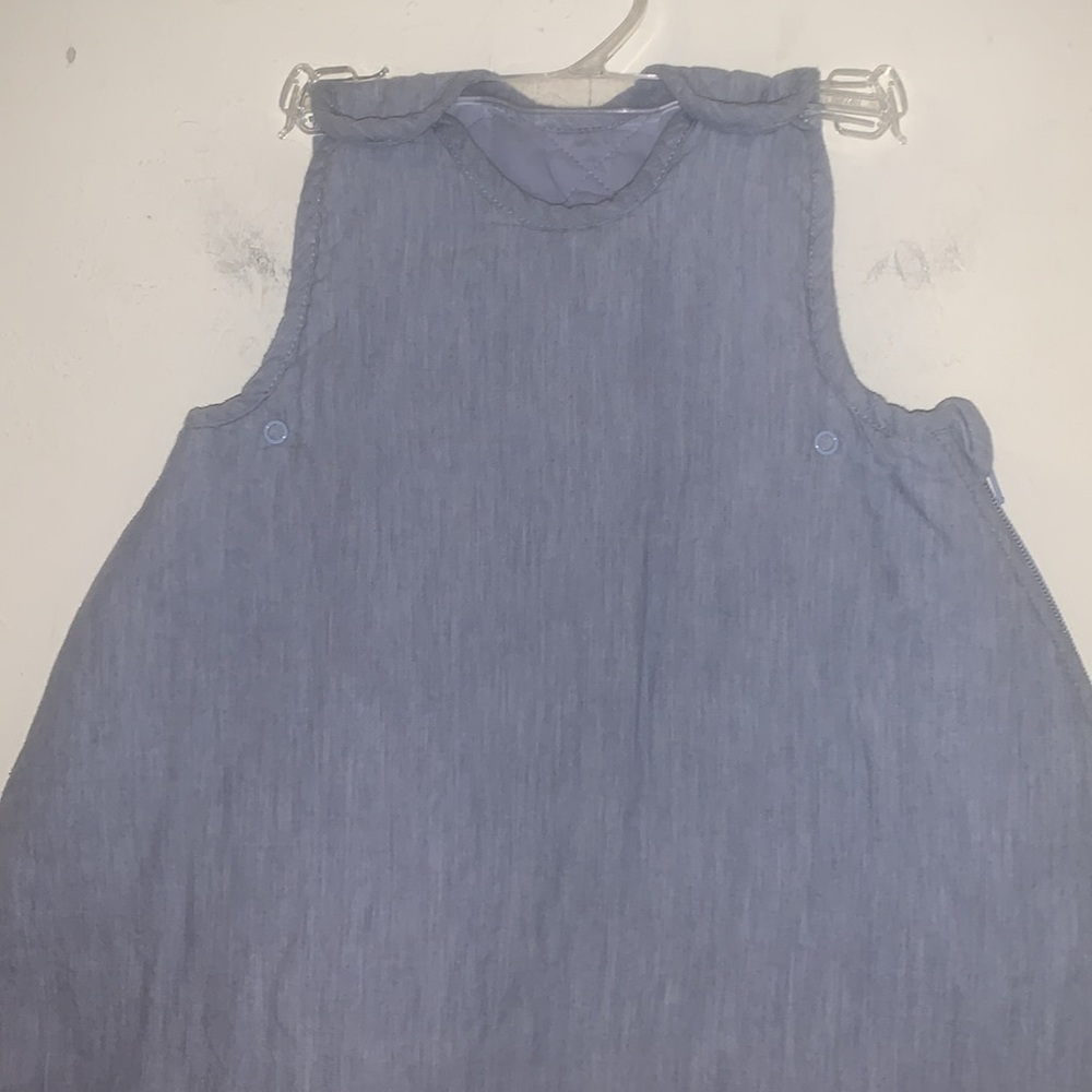 Baby-Pottery Barn Kids Blue Gray One Piece sleepsack swaddle